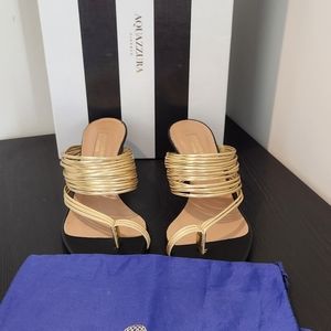 Aquazzura kitten heels sandals